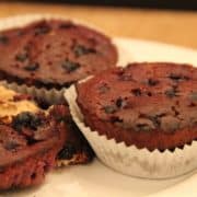 Low Carb Blaubeermuffins nach dem Backen