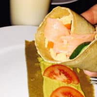 Wrap mit Lachs