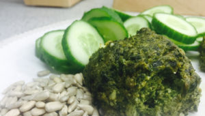 Spinat-Hackfleisch-Frikadelle