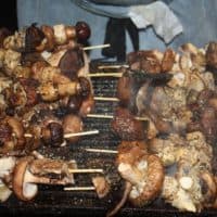 Pilze grillen - vegetarisch