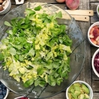 Salat beim Lieferdienst